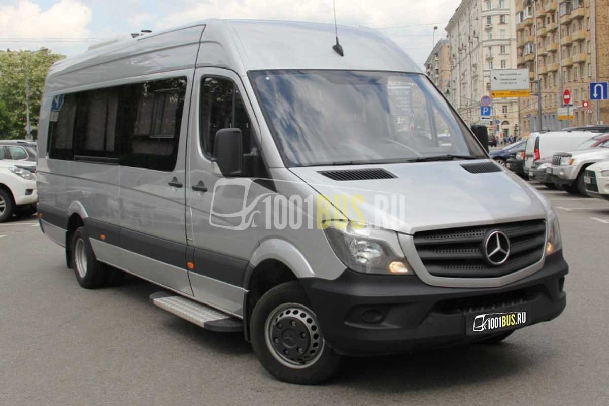 Микроавтобус Mercedes-Benz Sprinter Turist 516 - заказ с водителем в Москве  недорого - компания 1001 bus